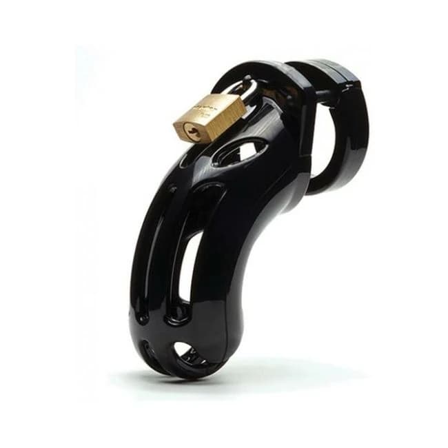 The Curve Black Male Chastity Device - Image 1