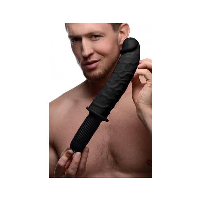 The Curved Dicktator Vibrating Giant Dildo - Image 1