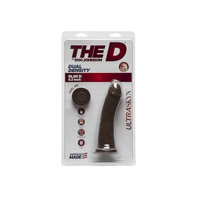 The D Slim 6in W/o Balls Ultraskyn Choco - Image 1