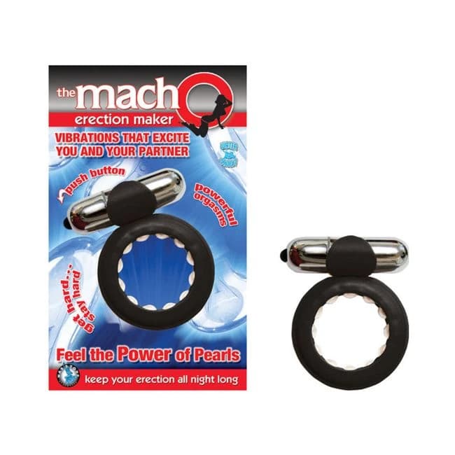 The Macho Erection Maker Cock Ring Black - Image 2