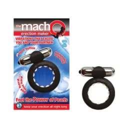 The Macho Erection Maker Cock Ring Black - Image 2