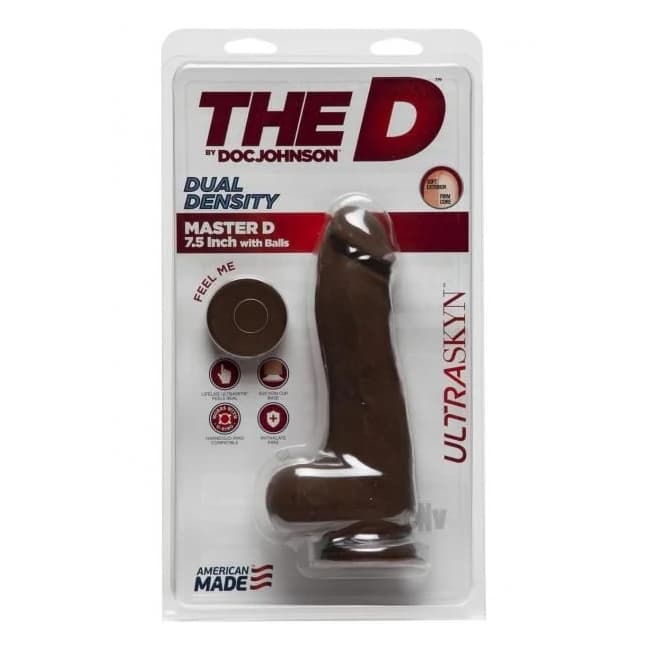The Master D W/balls 7.5 Chocolate - Image 1
