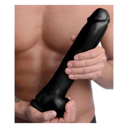 The Master Suction Cup Dildo Black, image 1