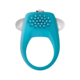 The Teal Tickler Vibrating Cock Ring, image 1