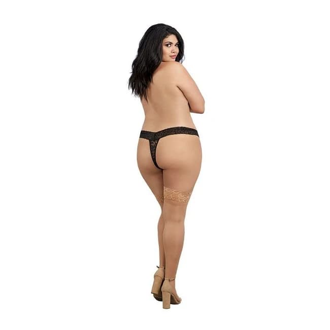Thigh High Silicone Queen Nude Q/s - Image 1