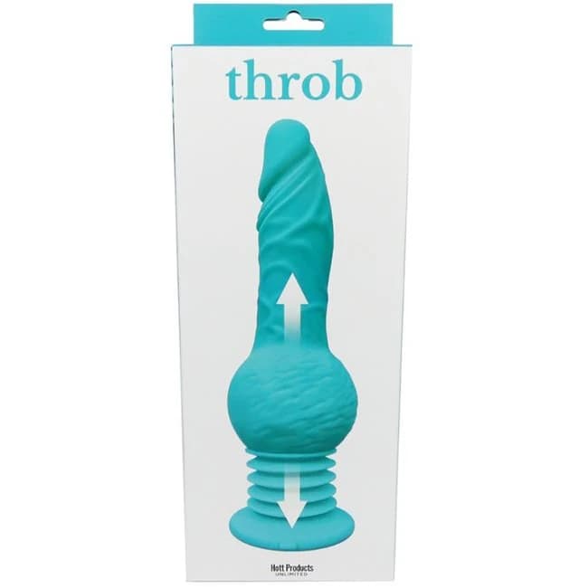 Throb Thrusting Dildo W/ Ball & Suction Cup - Image 1