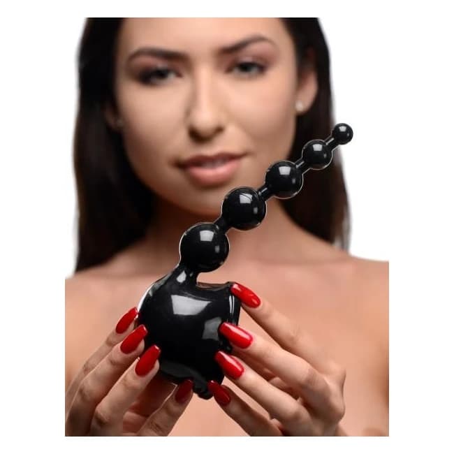 Thunder Beads Anal Wand Attachment Black - Image 1