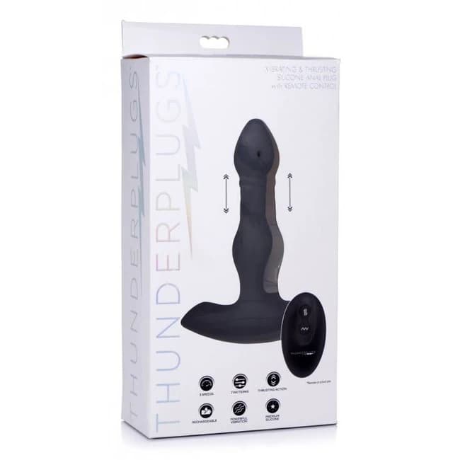 Thunderplugs Vibrating & Thrusting Anal Plug - Image 1