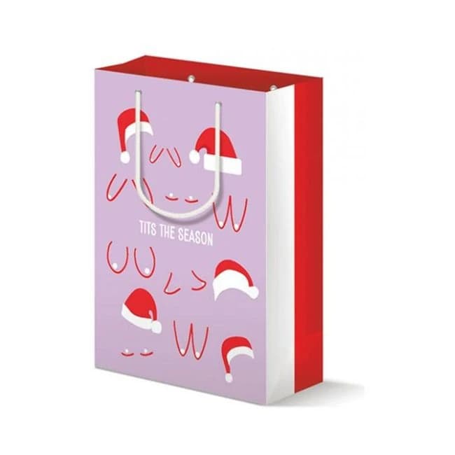 Tits the Season Holiday Gift Bag - Image 1