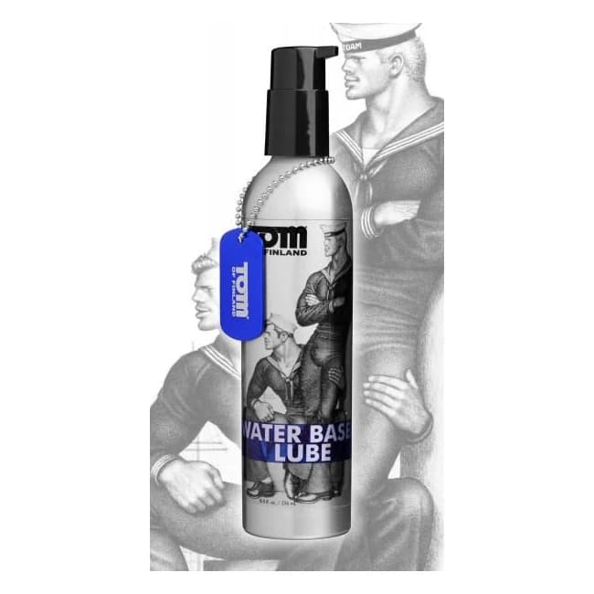 Tom of Finland Water Based Lube 8oz - Image 1