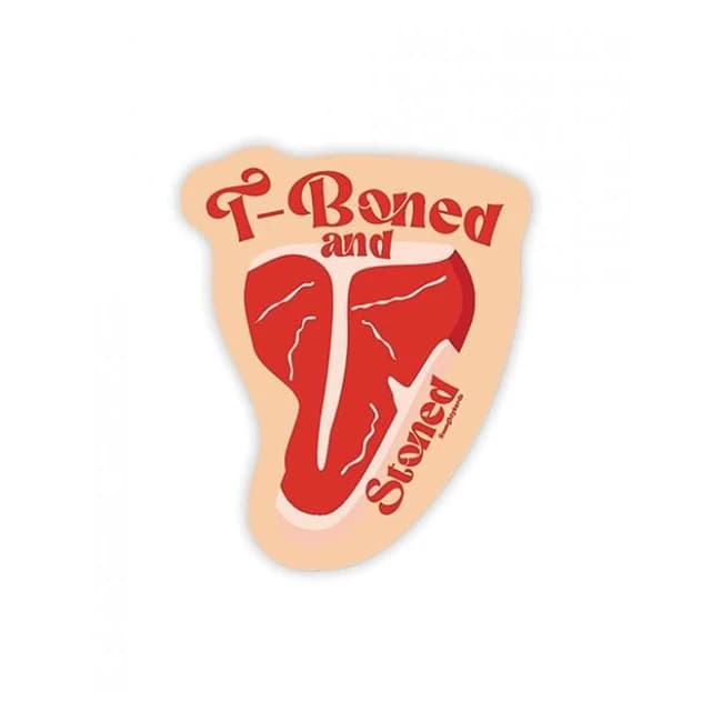 Toned and Boned Naughty Sticker - Pack of 3 - Image 1