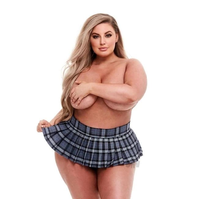 Tp Schoolgirl Skirt Gry Xl - Image 1