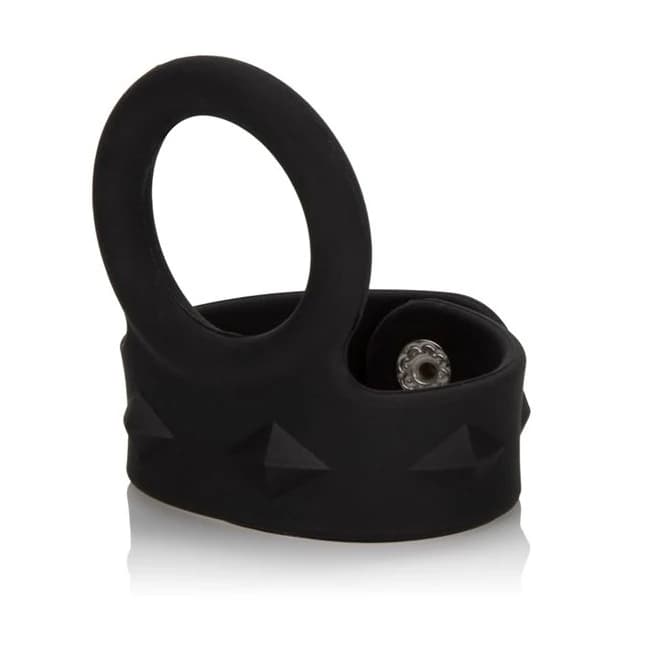 Tri Snap Scrotum Support Ring Large Silicone - Image 1