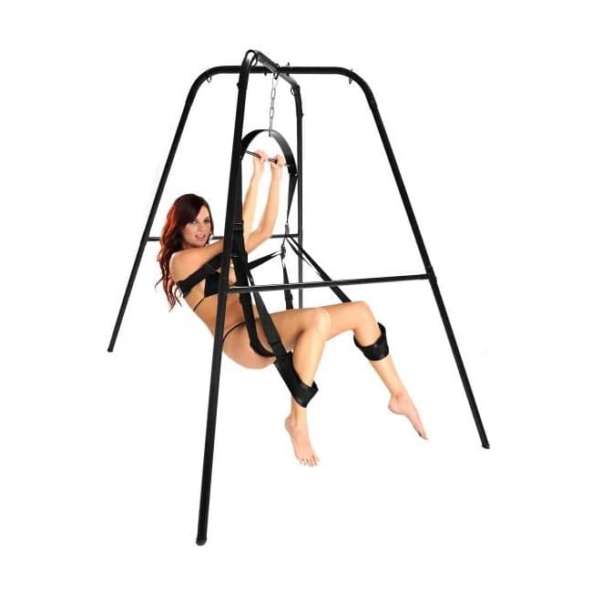 Trinity Ultimate Sex Swing Stand Black - Image 1