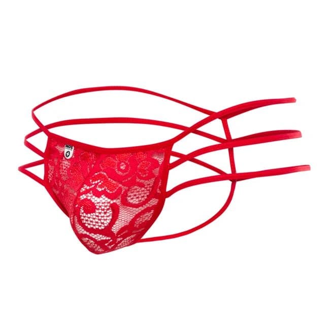 Triple Lace String Thong, image 1