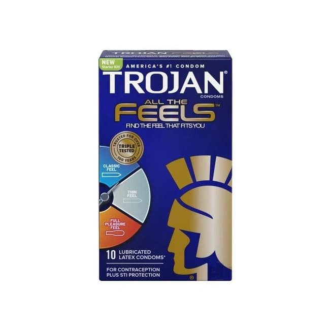 Trojan All the Feels Condoms 10ct - Image 1