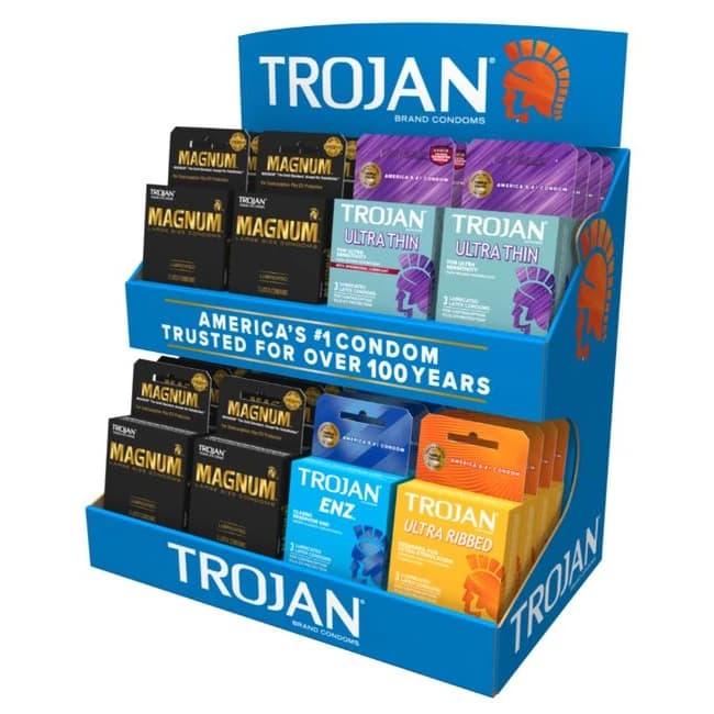 Trojan Counter Unit Display 32 Ct - Image 1