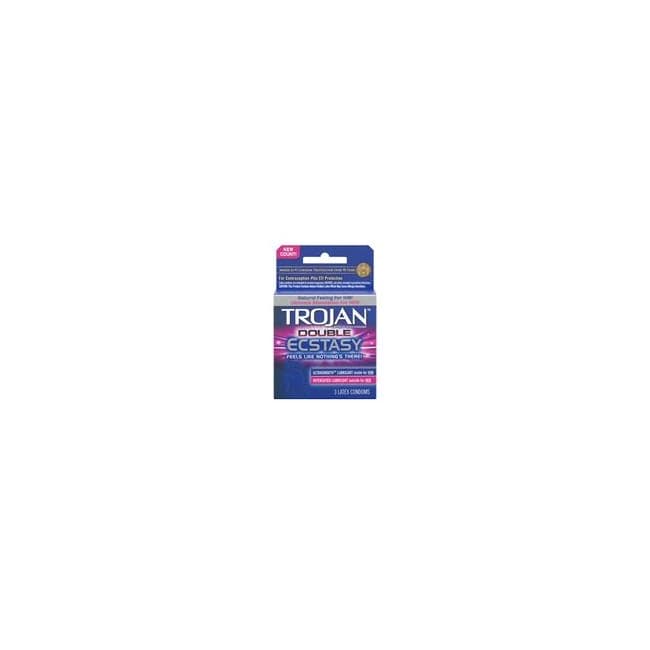 Trojan Double Ecstasy 3pk - Image 1