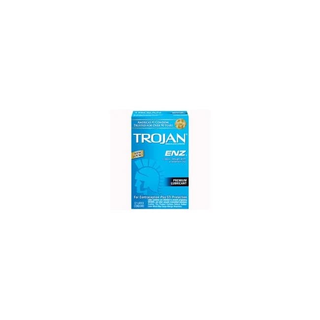 TROJAN ENZ LUBRICATED 12 PK  - Image 1