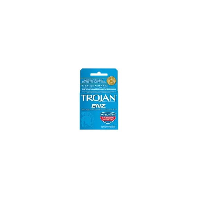 Trojan Enz Spermicidal 3pk - Image 2