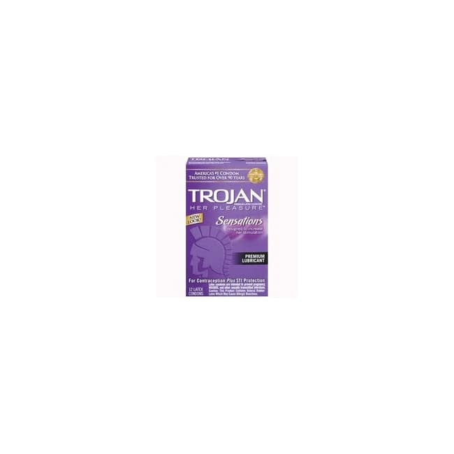 Trojan Her Pleasure Sensations 12 Pack - Image 1