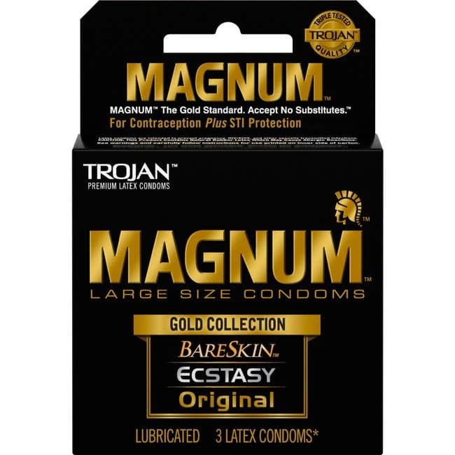 TROJAN MAGNUM GOLD COLLECTION 3PK  - Image 1