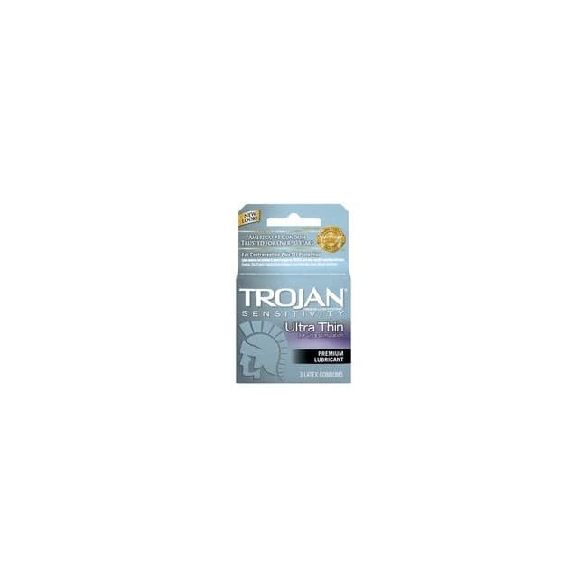 Trojan Ultra Thin Lube 3pk - Image 2