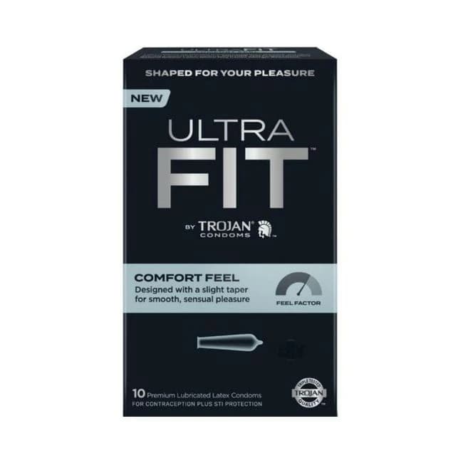 Trojan Ultrafit Comfort Feel 10 Ct. - Image 1