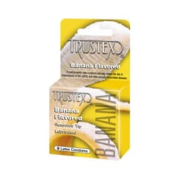 Trustex Flavored Condoms Banana 3 Pack, image 2