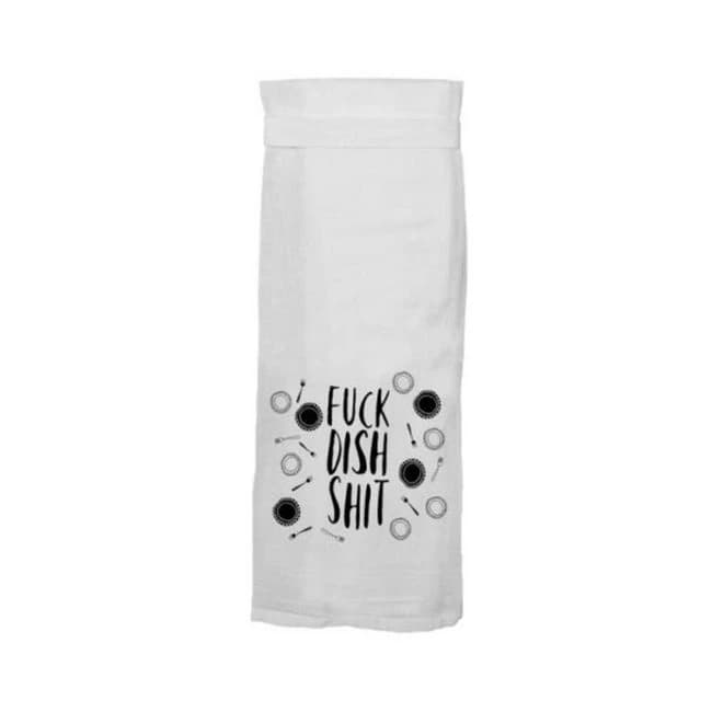 Twisted Wares Fuck Dish Shit Flour Towel - Image 1