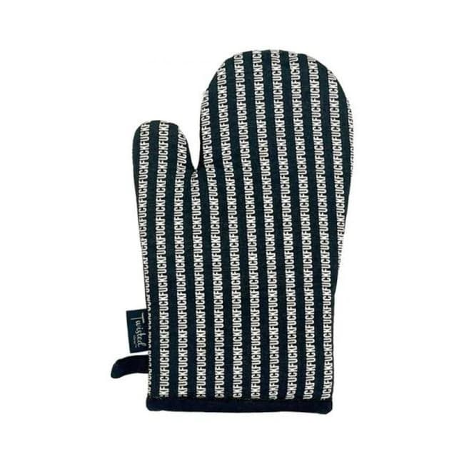 Twisted Wares Fuck Stripe Oven Mitt - Image 1