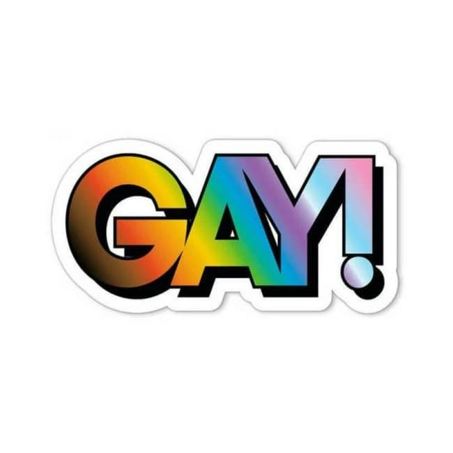 Twisted Wares Gay Sticker - Image 1