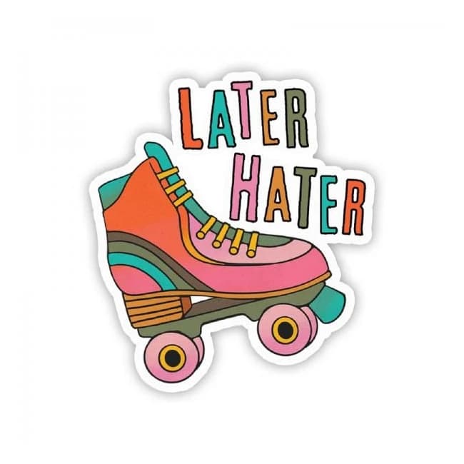 Twisted Wares Later Hater Sticker - Image 1