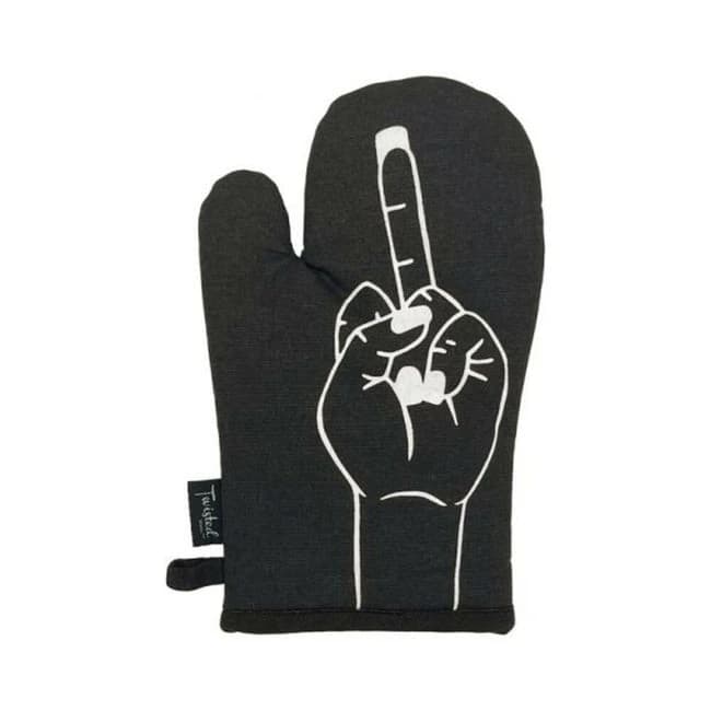 Twisted Wares Middle Finger Oven Mitt - Image 1