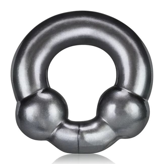 Ultra Balls Cockring 2 Pack Steel/red (net) - Image 5