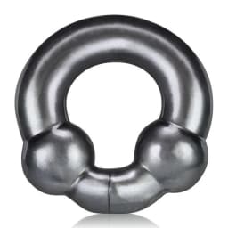 Ultra Balls Cockring 2 Pack Steel/red, image 5