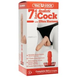 ULTRA HARNESS 2 & PLUG W/7IN COCK BULK  - Image 1