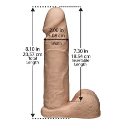 Ultra-Realistic 8in Cock w/ Harness Bx, image 6