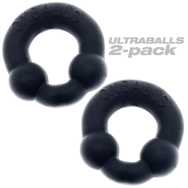 Ultraballs 2 Pk Cockring Night (net) - Image 1