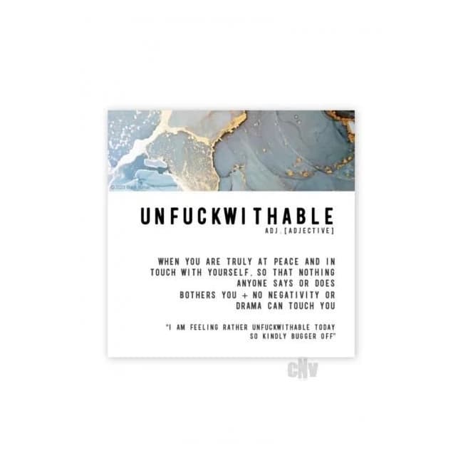 Unfuckwithable Magnet - Image 1