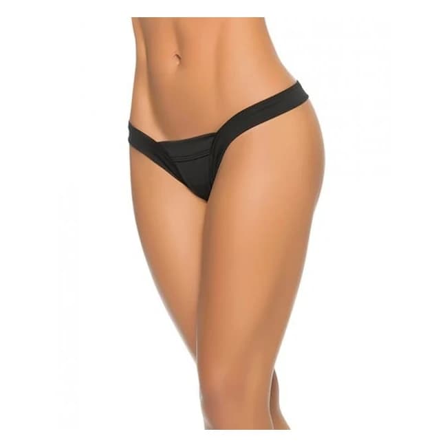 V Strap Thong Black M/l - Image 1