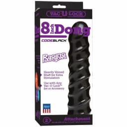 Vac U Lock Code Black 8in Raging Hard Ons - Image 2