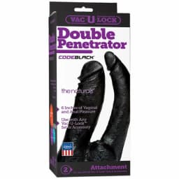 Vac U Lock Code Black Double Penetrator - Image 2