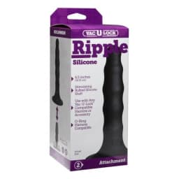 Vac-U-Lock Ripple Silicone Dong, image 2