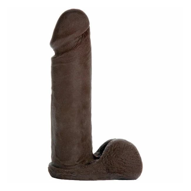 VAC U LOCK ULTRASKYN COCK BLACK 8IN  - Image 1