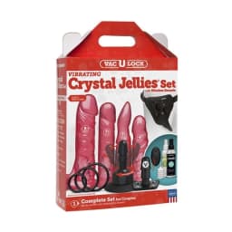 Vac U Lock Vibrating Crystal Jellie, image 6