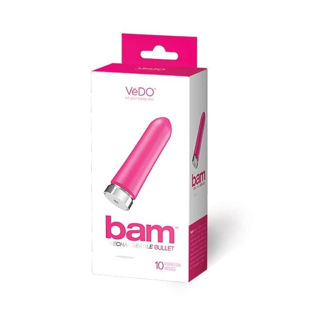 Vedo Bam Rechargeable Bullet Foxy Pink - Image 3