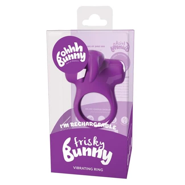 VEDO FRISKY BUNNY VIBRATING RING PURPLE  - Image 1