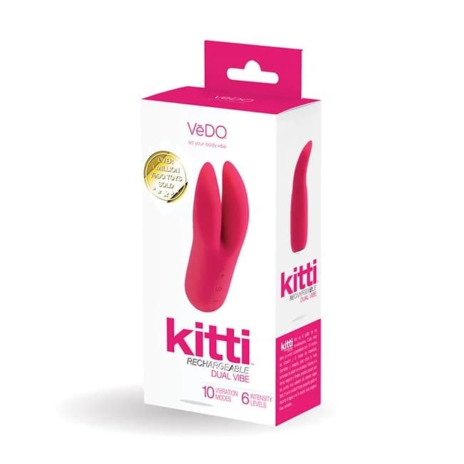 VEDO KITTI RECHARGEABLE VIBE FOXY PINK  - Image 1