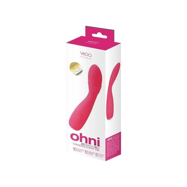 VEDO OHNI G-SPOT THRUSTING VIBE PINK  - Image 1